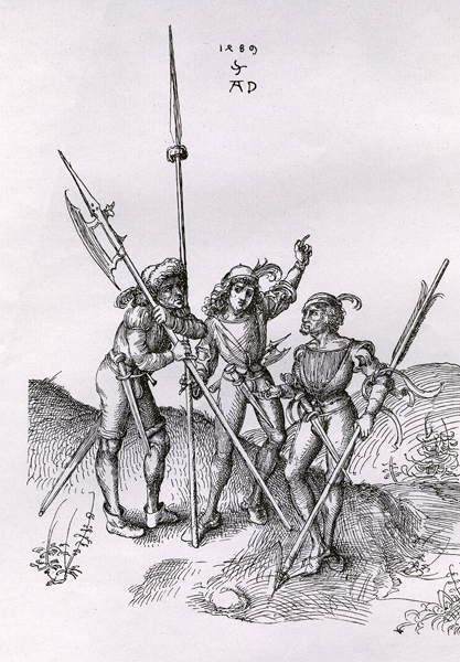 Soldiers / Dürer / 1489 from Albrecht Dürer