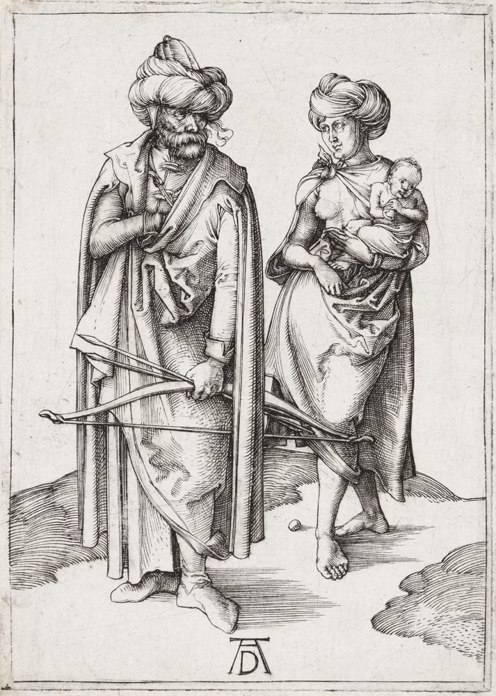 Orientale und sein Weib (Türkenfamilie) from Albrecht Dürer
