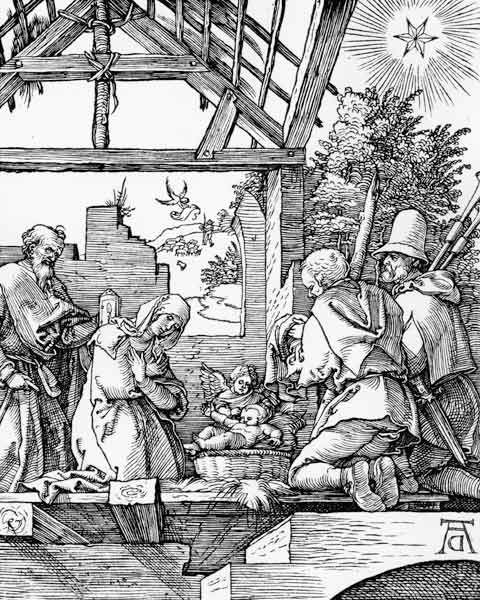 The Nativity / Dürer / c.1510 from Albrecht Dürer