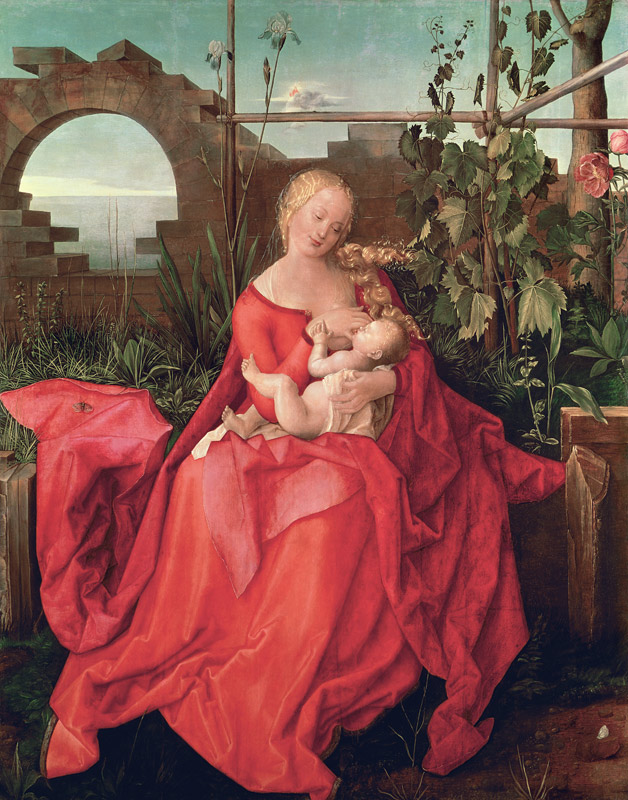 Virgin and Child ''Madonna with the Iris'' from Albrecht Dürer