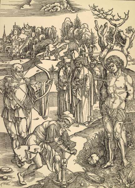 A.Dürer / Martyrdom of St. Sebastian from Albrecht Dürer