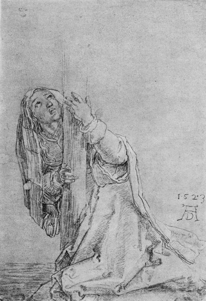 A.Dürer, Magdalene beneath the Cross from Albrecht Dürer