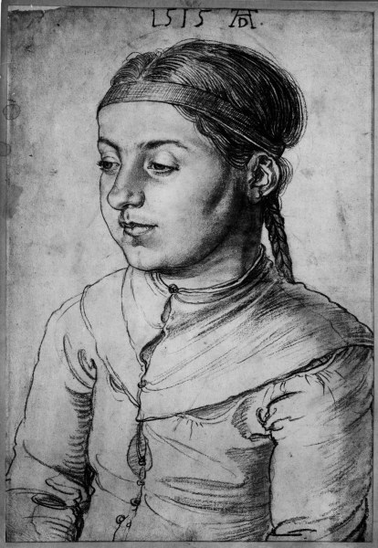 A.Dürer, Port.of a Young Girl / 1515 from Albrecht Dürer