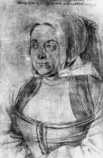 Agnes Dürer / Draw.by Dürer / 1521 from Albrecht Dürer