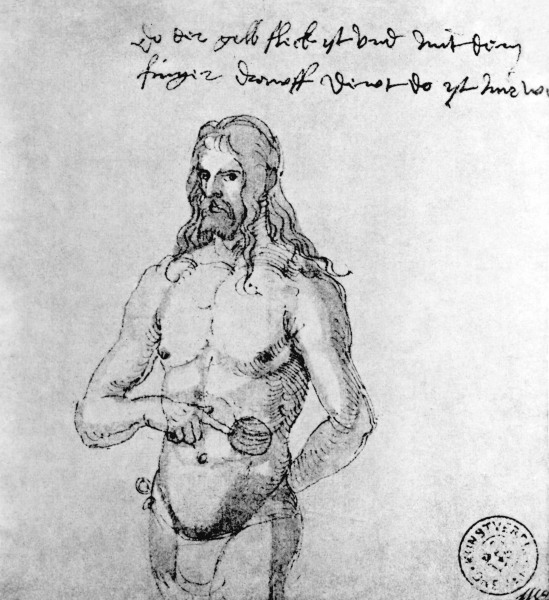 Albrecht Dürer/ Sick self-portrait from Albrecht Dürer