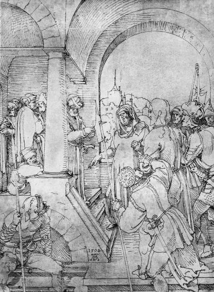 Christ before Pilate / Dürer / 1504 from Albrecht Dürer