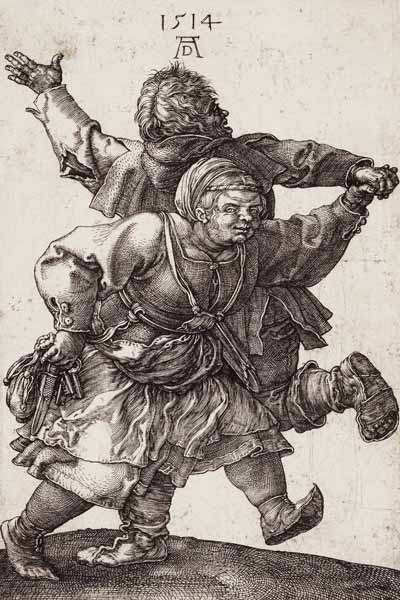 Dürer / Dancing Peasant Couple / 1514 from Albrecht Dürer