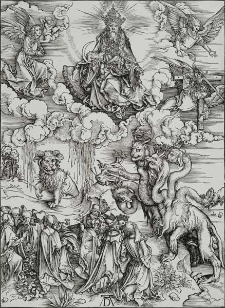 The Beast with Two Horns Like a Lamb from Albrecht Dürer