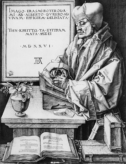 Desiderius Erasmus (1466-1536) of Rotterdam from Albrecht Dürer