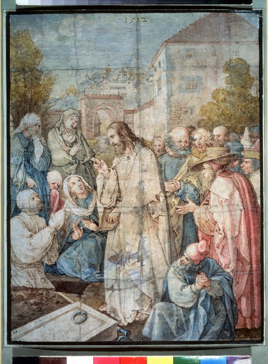 The Raising of Lazarus from Albrecht Dürer