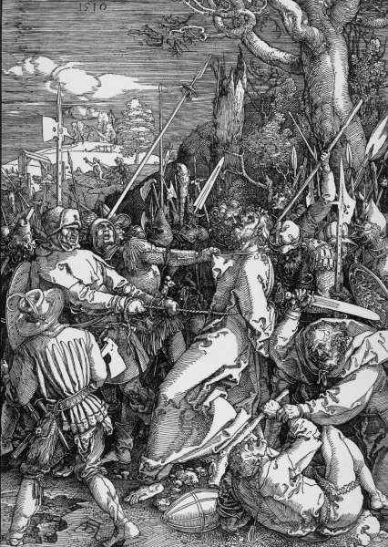 Dürer,Arrest of Christ/fr.:Large Passion from Albrecht Dürer