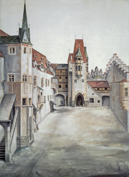 Hof der Burg zu Innsbruck from Albrecht Dürer