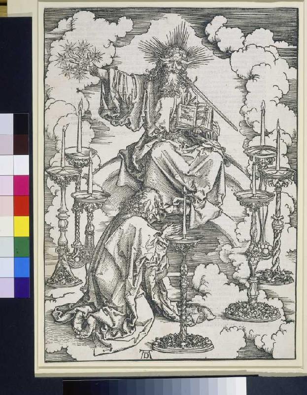 Johannes erblickt die sieben Leuchter from Albrecht Dürer