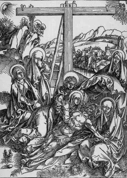 Large Lamentation of Christ / Dürer from Albrecht Dürer
