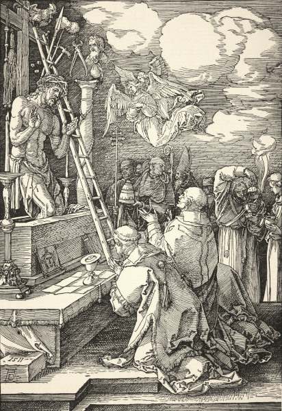 Mass of Pope Gregor I / Dürer / 1511 from Albrecht Dürer