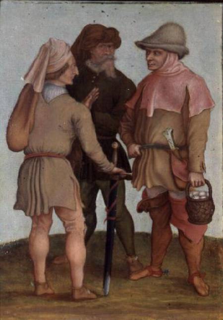 Three peasants from Albrecht Dürer
