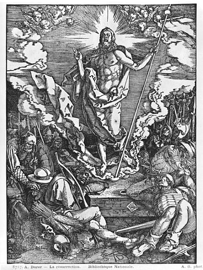 Resurrection, from ''The Great Passion'' series from Albrecht Dürer