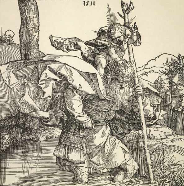 Saint Christopher / Dürer / 1511 from Albrecht Dürer