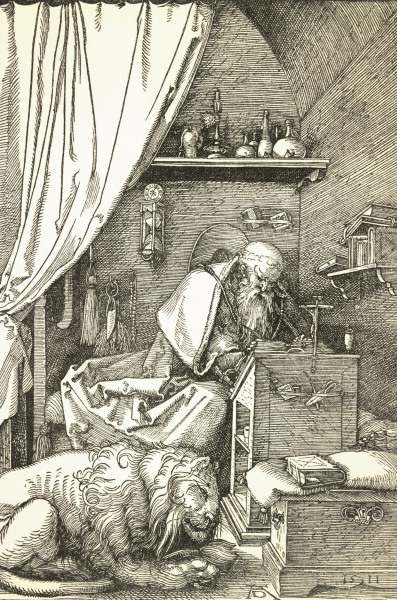 St Hieronymus in the Cell / Dürer / 1511 from Albrecht Dürer