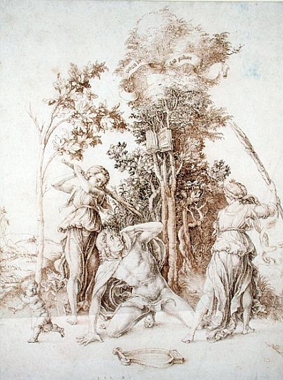 The Death of Orpheus from Albrecht Dürer