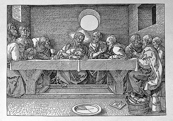 The Last Supper, pub. 1523 from Albrecht Dürer