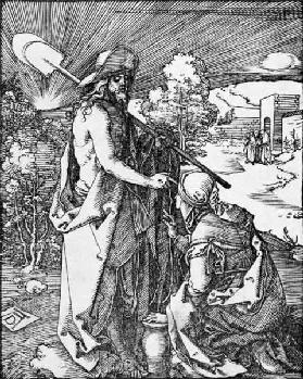 Christ as a gardener / Dürer / c.1510