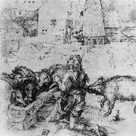 A.Dürer / The Prodigal Son / Drawing