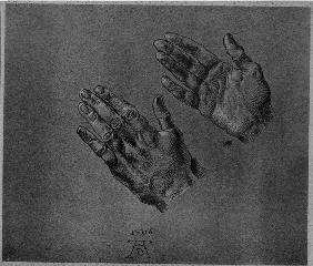 A.Dürer, Hands of the Emperor / Drawing