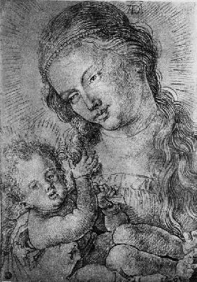 A.Dürer, Madonna and Child / c.1510/20