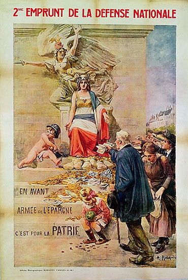 Poster for the Second Loan for National Defence from Alcide Theophile Robaudi