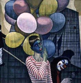 The Carnival, or The Lesbians, 1980 (oil and tempera on canvas) 