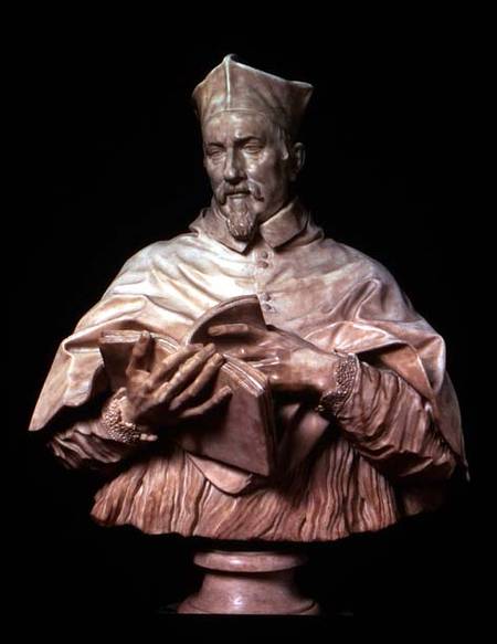 Bust of Cardinal P.S. Zacchia Rondanini from Alessandro Algardi