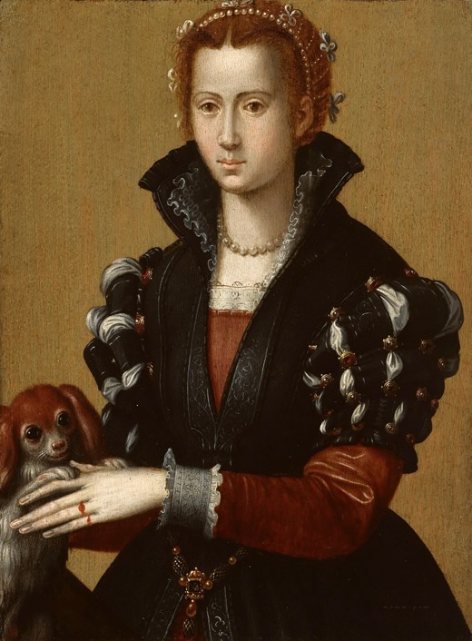 Portrait of Eleanor of Toledo (1522–1562) from Alessandro Allori