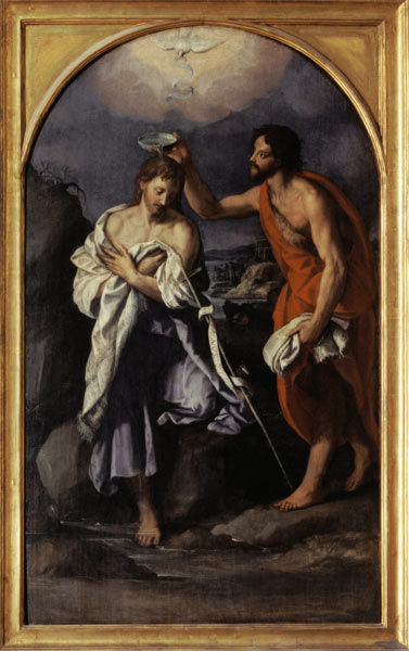 The Baptism of Christ from Alessandro Allori