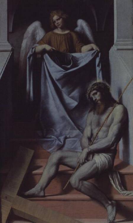 Christ and the Angel from Alessandro Bonvicino Moretto