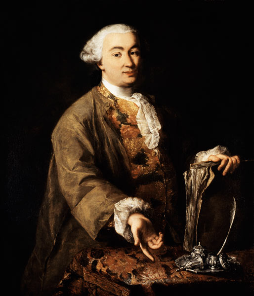 Portrait of Carlo Goldoni from Alessandro Longhi
