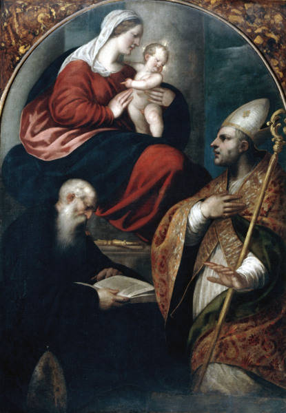 A.Varotari, Maria mit Kind und Heiligen from Alessandro Varotari