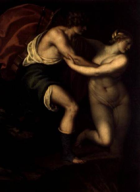Orpheus and Eurydice from Alessandro Varotari