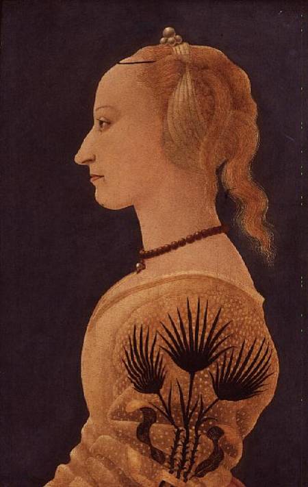Portrait of a Lady in Yellow from Alesso Baldovinetti
