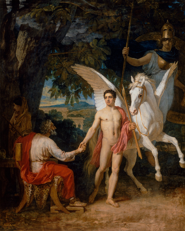 Bellerophon before the fight against the Chimera from Alexander Andrejewitsch Iwanow