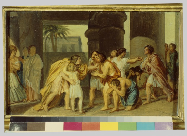 Joseph Reveals Himself to His Brothers from Alexander Andrejewitsch Iwanow