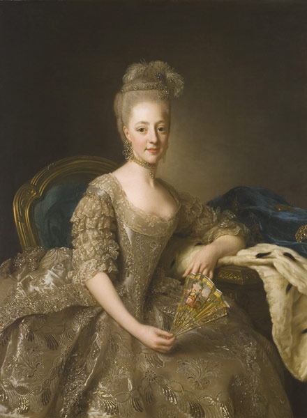 Portrait of Hedwig Elisabeth Charlotte of Holstein-Gottorp (1759-1818) from Alexander Roslin