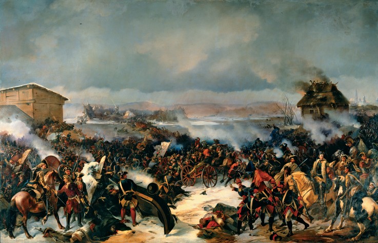 The Battle of Narva on 19 November 1700 from Alexander von Kotzebue