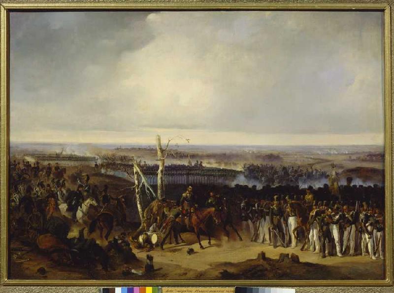 Das Regiment Ismailow während der Schlacht von Borodino from Alexander von Kotzebue