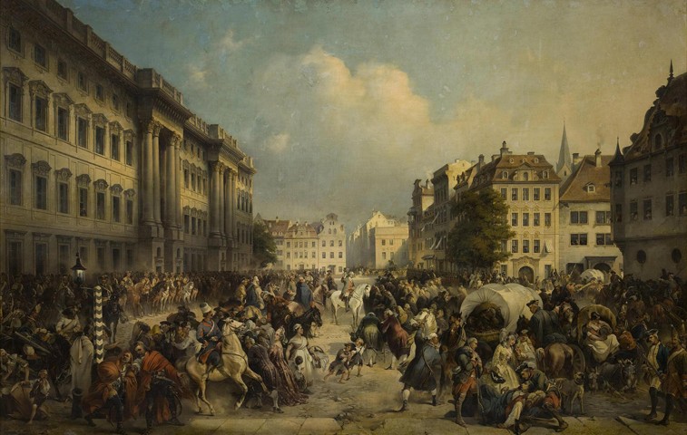 The occupation of Berlin by Russian troops in October 1760 from Alexander von Kotzebue