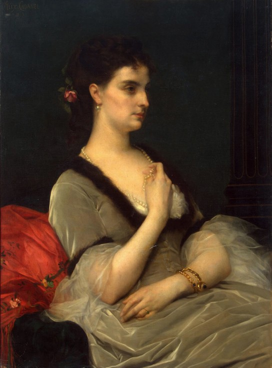 Portrait of Princess Elizabeth Vorontsova-Dashkova from Alexandre Cabanel