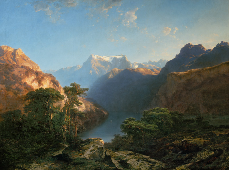 Der Urnersee from Alexandre Calame