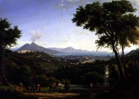 View of Naples from Capodimonte from Alexandre Hyacinthe Dunouy