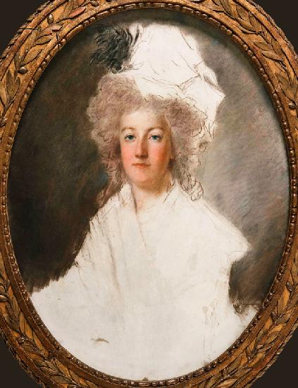 Unfinished portrait of Marie-Antoinette (1774-92) 1770-1819