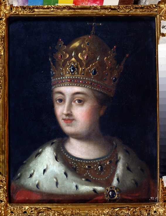 Portrait of the regent Sophia Alekseyevna (1657-1704) from Alexej Petrowitsch Antropow
